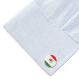 Mexico Flag Cufflinks - Cufflinks.com - Flyclothing LLC