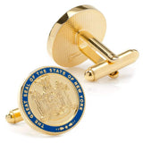 New York State Seal Cufflinks - Cufflinks.com - Flyclothing LLC