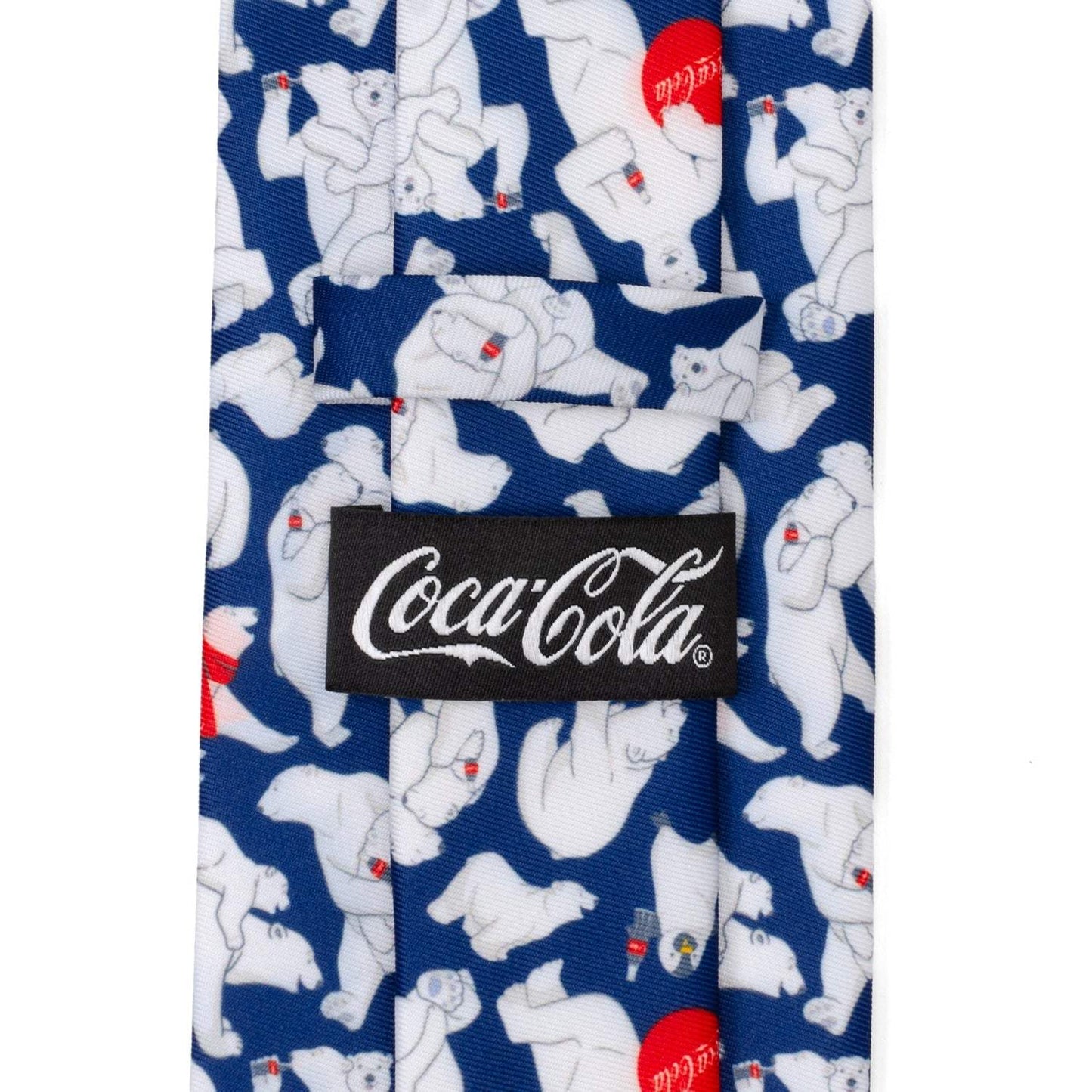 Coca-Cola Polar Bear Navy Blue Men's Tie - Cufflinks.com - Flyclothing LLC