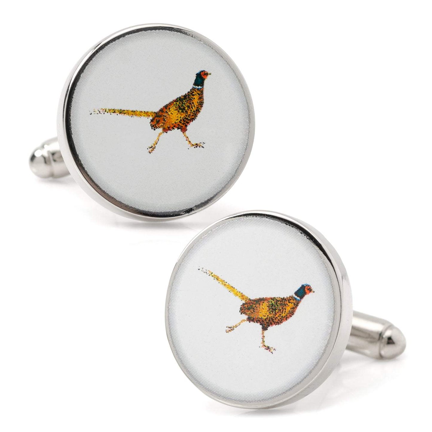 Pheasant Bird Cufflinks - Cufflinks.com - Flyclothing LLC