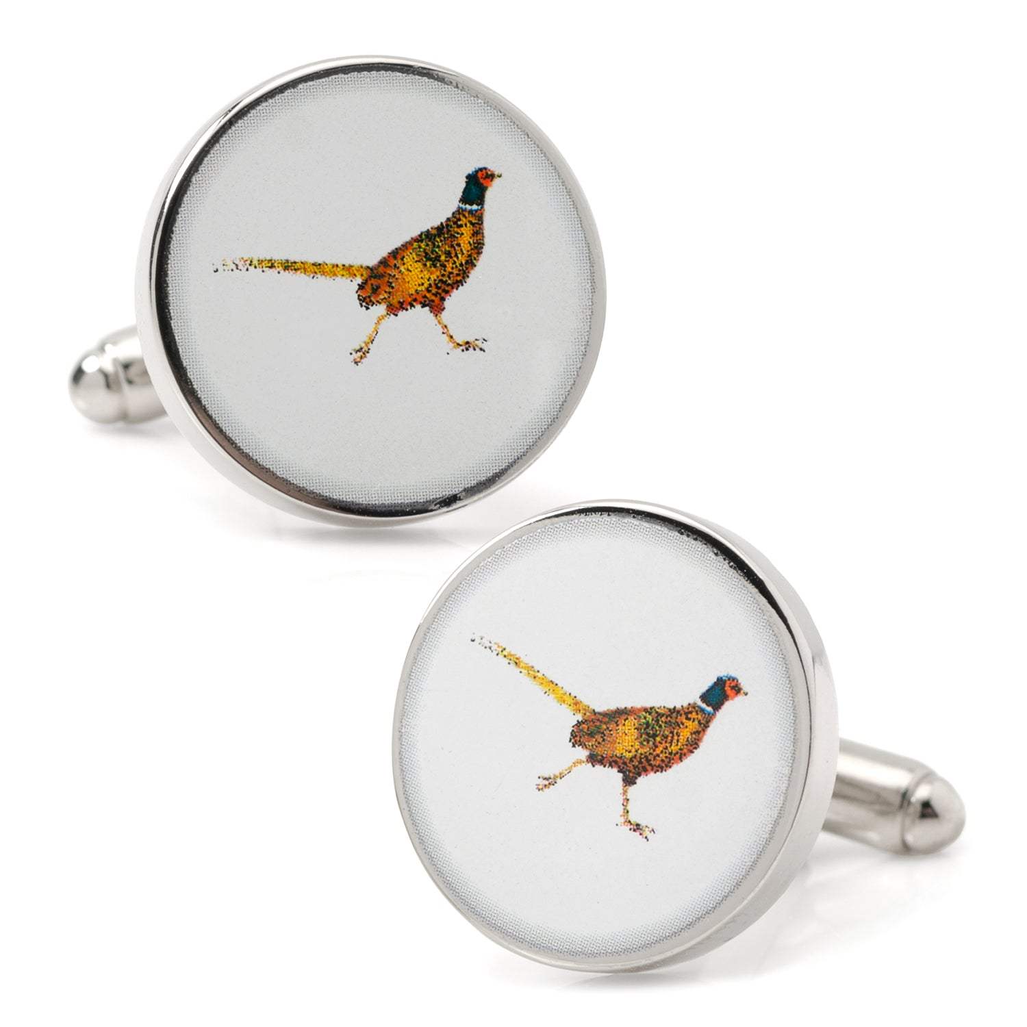 Pheasant Bird Cufflinks - Cufflinks.com - Flyclothing LLC