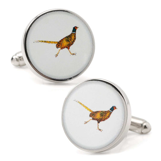 Pheasant Bird Cufflinks - Cufflinks.com - Flyclothing LLC