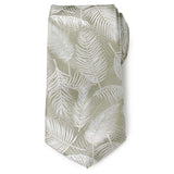 Palm Leaf Light Sage Tie - Cufflinks.com - Flyclothing LLC