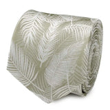 Palm Leaf Light Sage Tie - Cufflinks.com - Flyclothing LLC