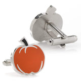 Pumpkin Enamel Cufflinks - Cufflinks.com - Flyclothing LLC