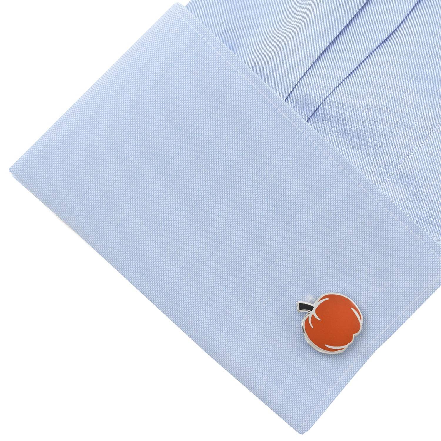 Pumpkin Enamel Cufflinks - Cufflinks.com - Flyclothing LLC
