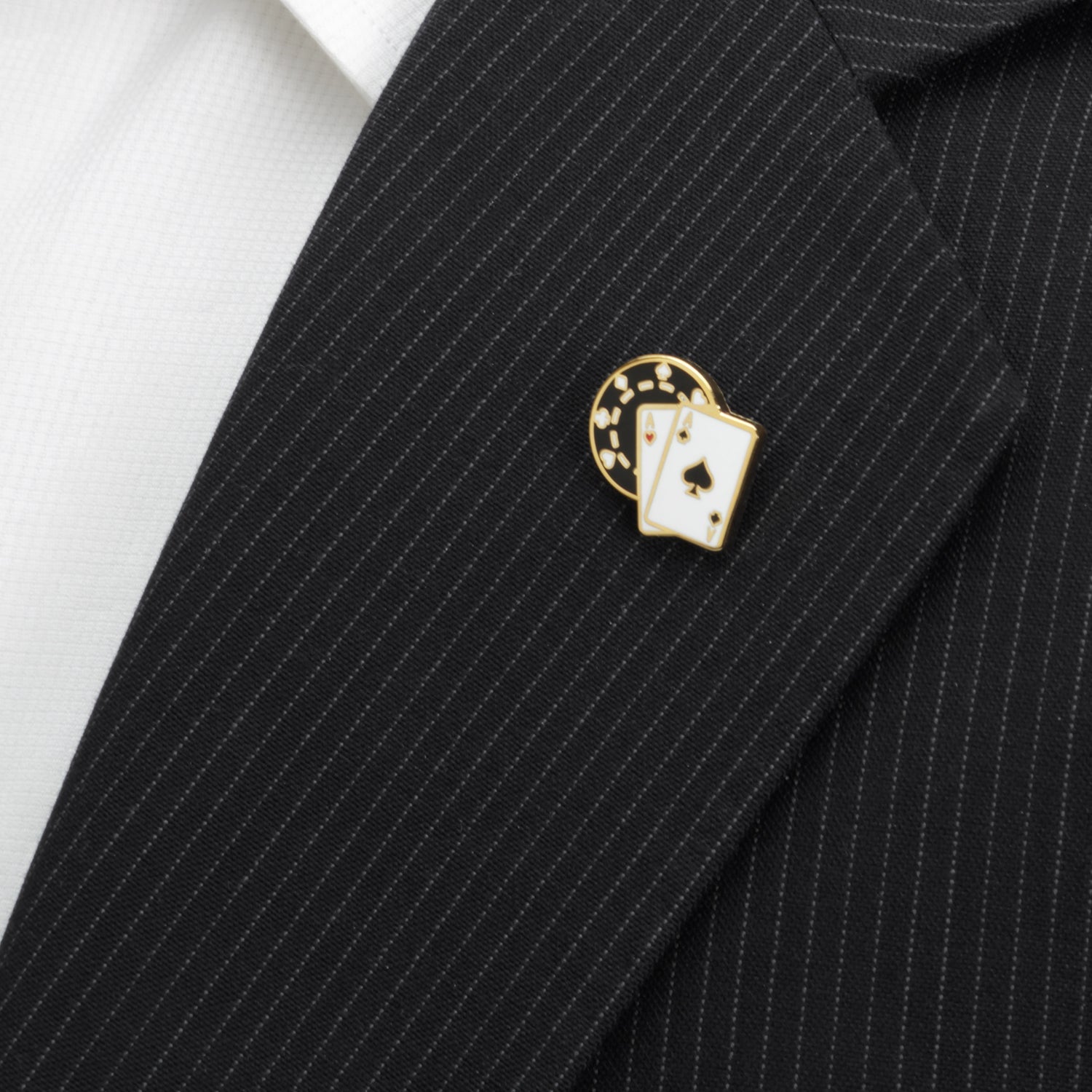 Poker Lapel Pin - Cufflinks.com
