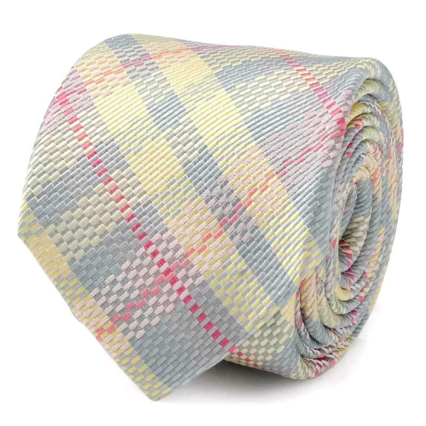 Pastel Plaid Men's Tie - Cufflinks.com - Flyclothing LLC