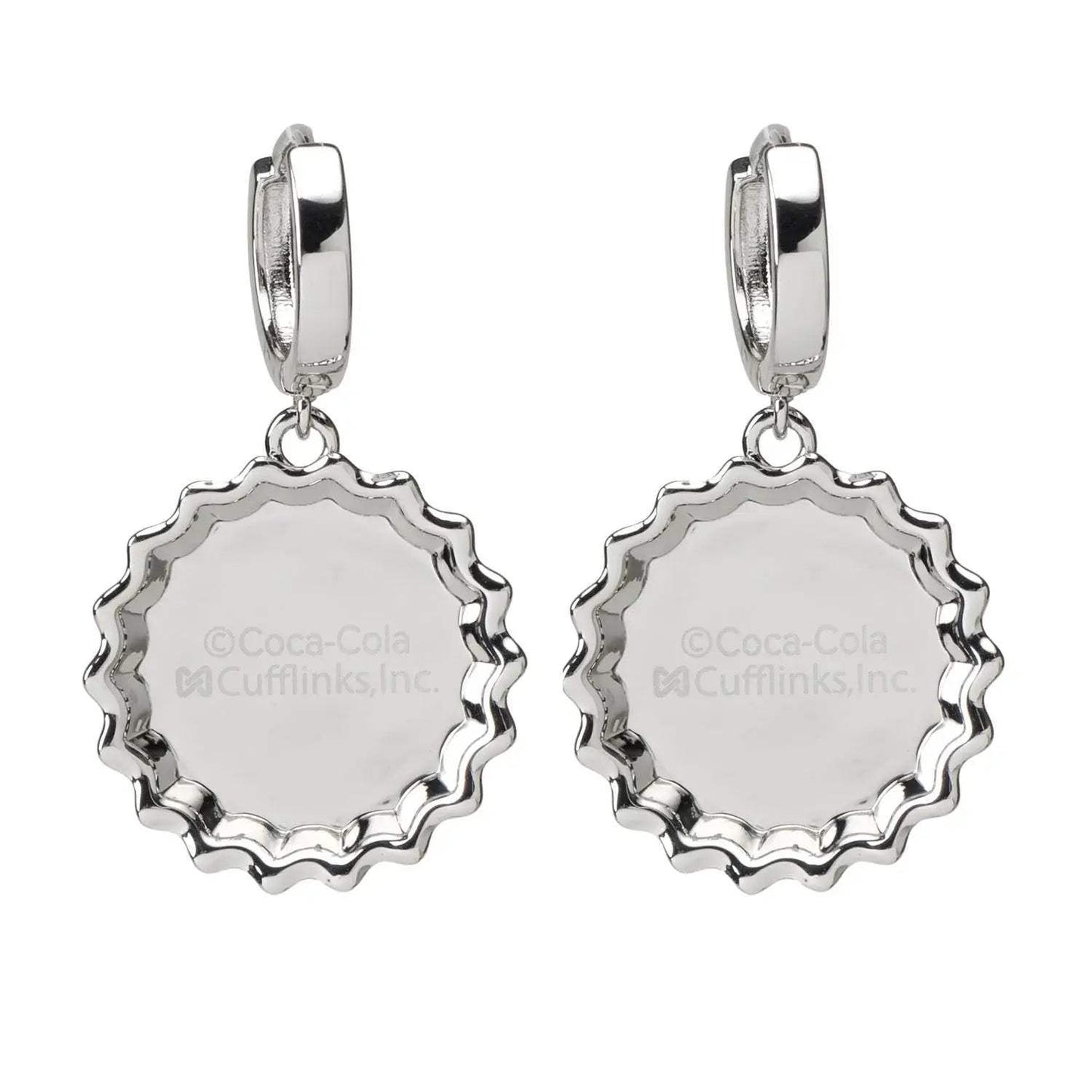 Coca-Cola Red Bottle Cap Earrings - Cufflinks.com - Flyclothing LLC