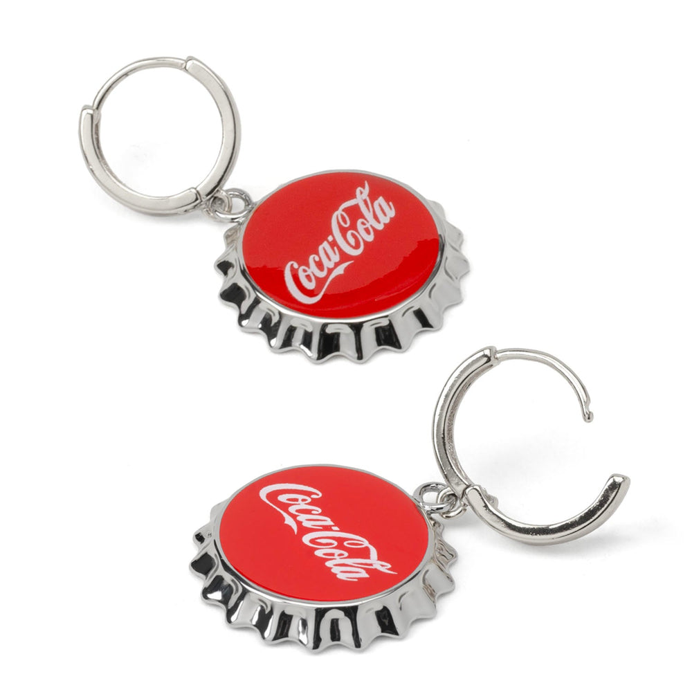 Coca-Cola Red Bottle Cap Earrings - Cufflinks.com - Flyclothing LLC