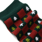 Christmas Tree Red Green Checkered Men's Socks - Cufflinks.com - Flyclothing LLC