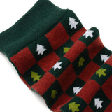 Christmas Tree Red Green Checkered Men's Socks - Cufflinks.com - Flyclothing LLC