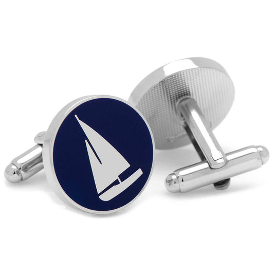 Sailboat Cufflinks - Cufflinks.com - Flyclothing LLC