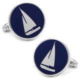 Sailboat Cufflinks - Cufflinks.com - Flyclothing LLC