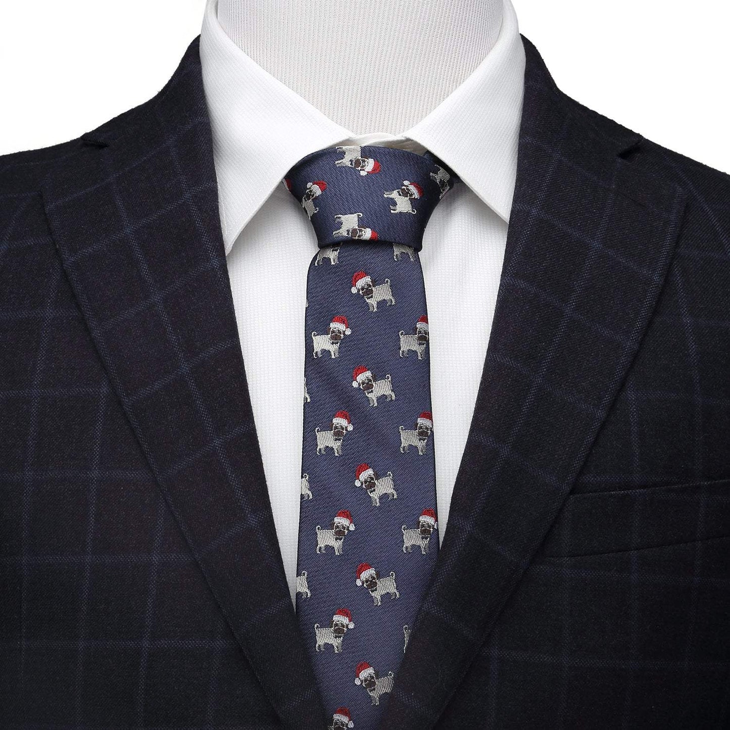Santa Pug Men's Tie - Cufflinks.com - Flyclothing LLC