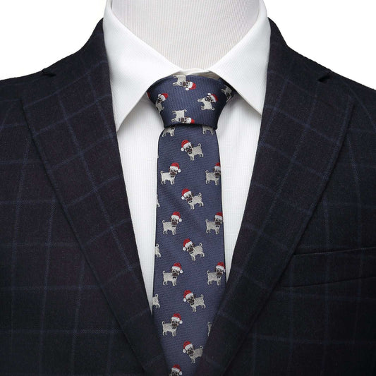 Santa Pug Men's Tie - Cufflinks.com - Flyclothing LLC