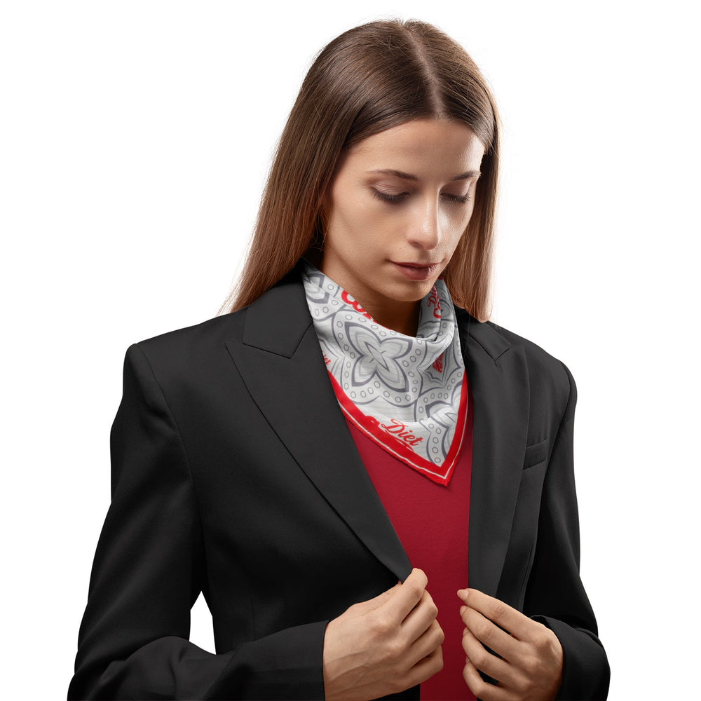 Diet Coke Satin Grey Scarf - Cufflinks.com - Flyclothing LLC