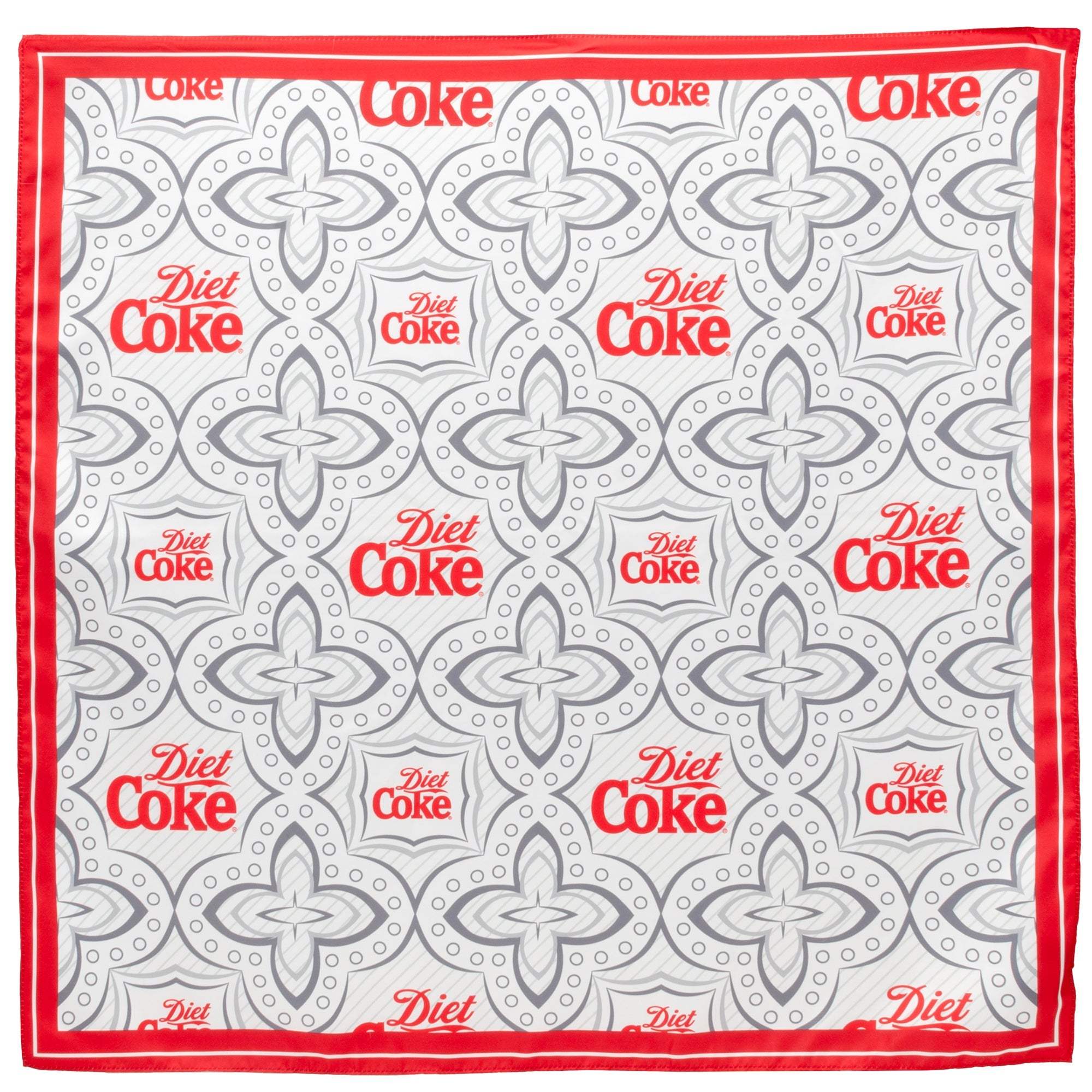 Diet Coke Satin Grey Scarf - Cufflinks.com - Flyclothing LLC