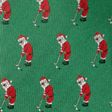 Santa Golf Par-Tee Men's Green Tie - Cufflinks.com - Flyclothing LLC