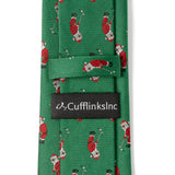 Santa Golf Par-Tee Men's Green Tie - Cufflinks.com - Flyclothing LLC