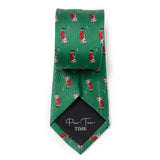 Santa Golf Par-Tee Men's Green Tie - Cufflinks.com - Flyclothing LLC