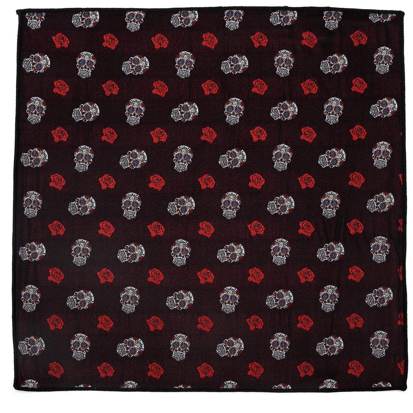 Sugar Skull Pocket Square - Cufflinks.com - Flyclothing LLC