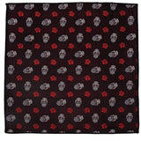 Sugar Skull Pocket Square - Cufflinks.com - Flyclothing LLC
