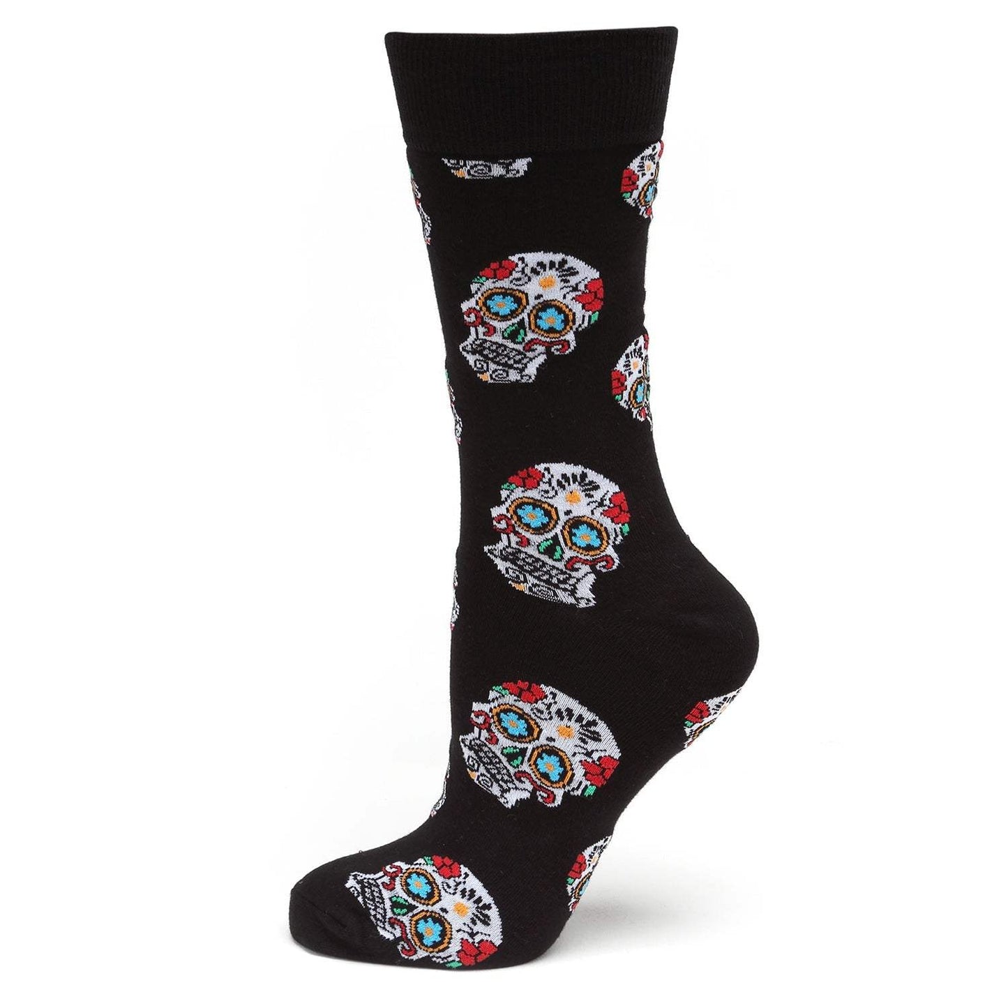 Sugar Skull Black Socks - Cufflinks.com - Flyclothing LLC