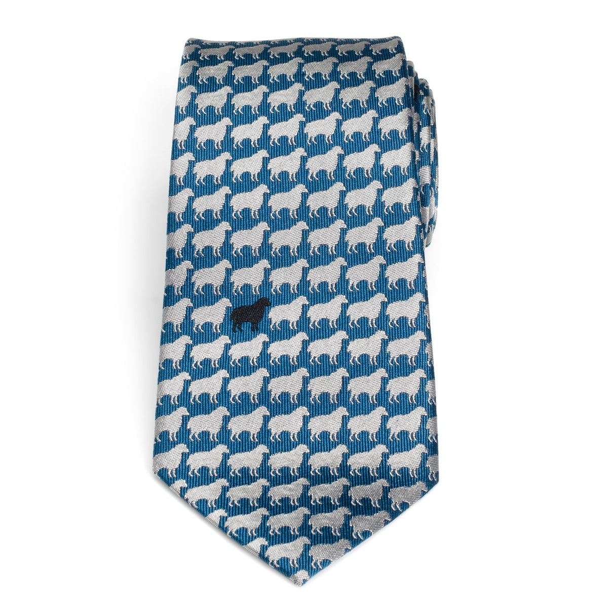 Black Sheep Blue Silk Men's Tie - Cufflinks.com - Flyclothing LLC