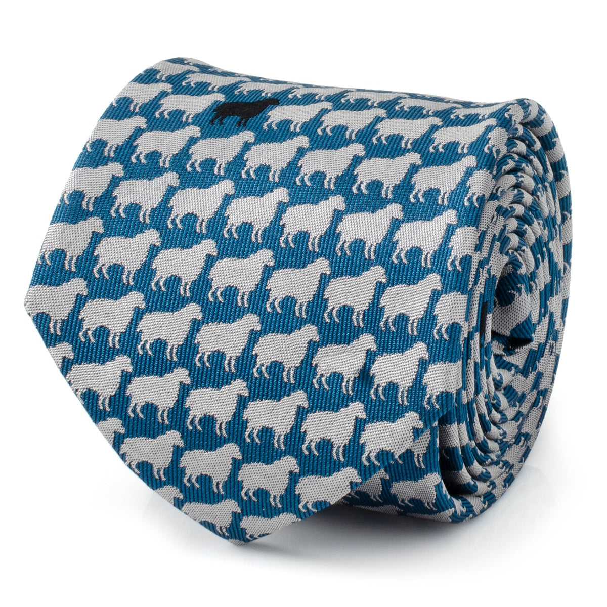 Black Sheep Blue Silk Men's Tie - Cufflinks.com - Flyclothing LLC