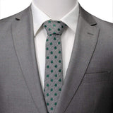 Herringbone Shamrock Men's Tie - Cufflinks.com - Flyclothing LLC