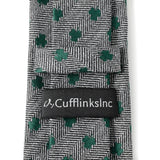 Herringbone Shamrock Men's Tie - Cufflinks.com - Flyclothing LLC