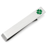 Shamrock Hidden Message Tie Bar - Cufflinks.com - Flyclothing LLC