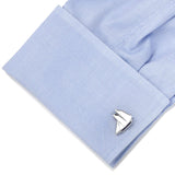 Blue and White Sailboat Cufflinks - Cufflinks.com - Flyclothing LLC