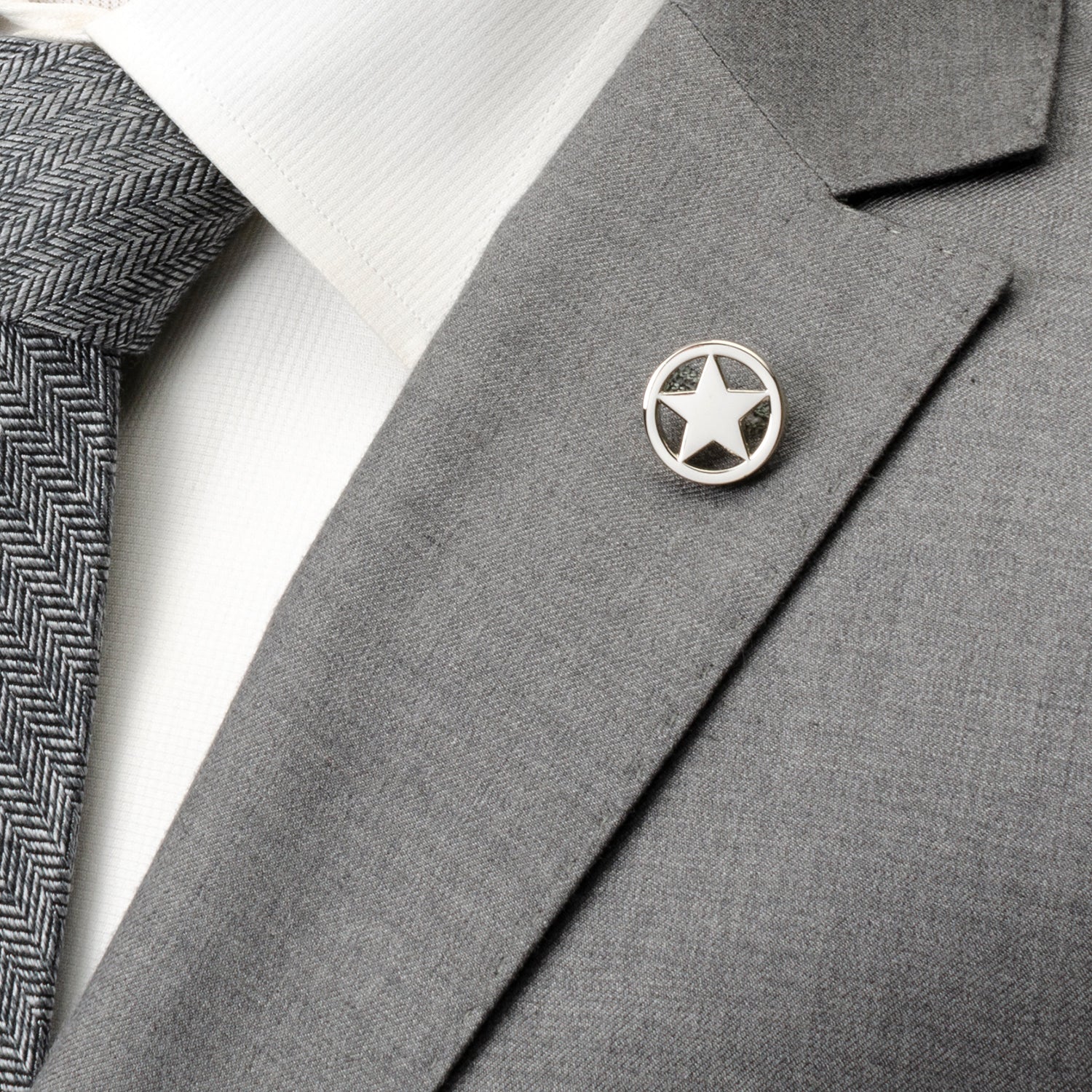 Lone Star Lapel Pin - Cufflinks.com