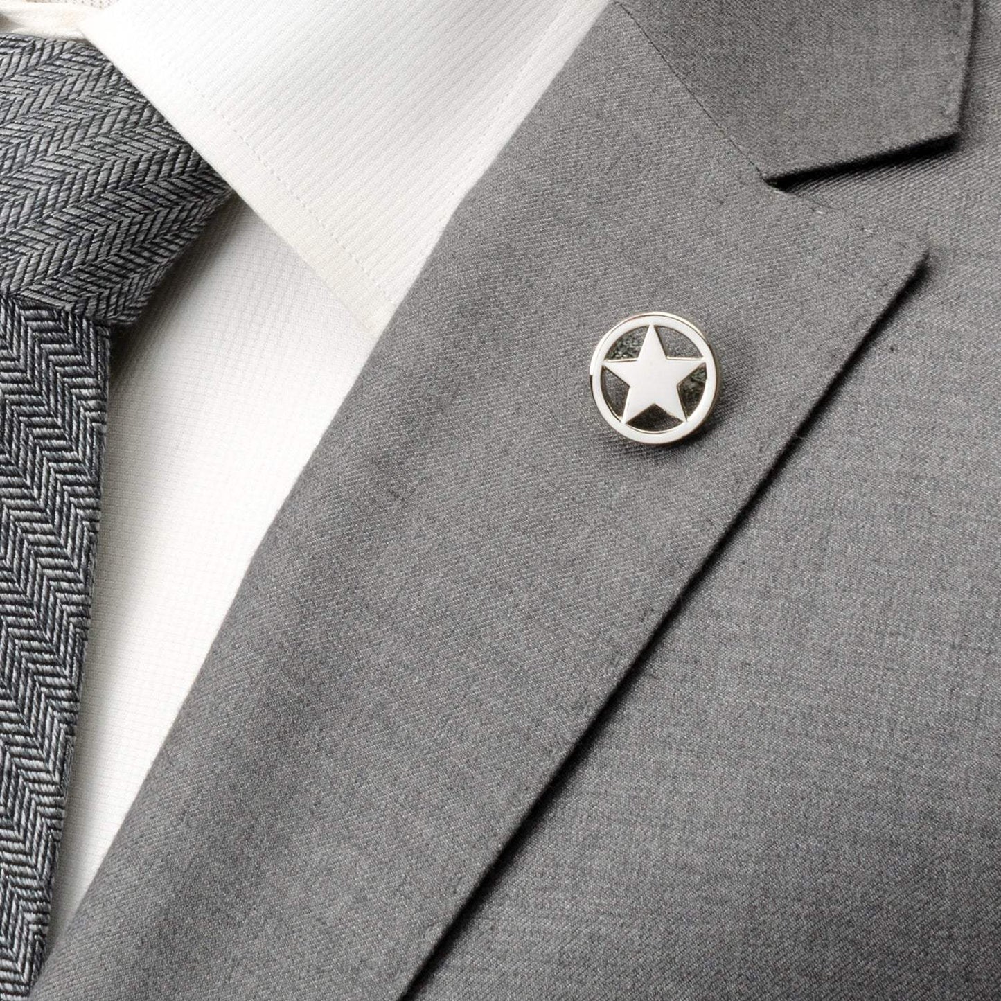 Lone Star Lapel Pin - Cufflinks.com - Flyclothing LLC