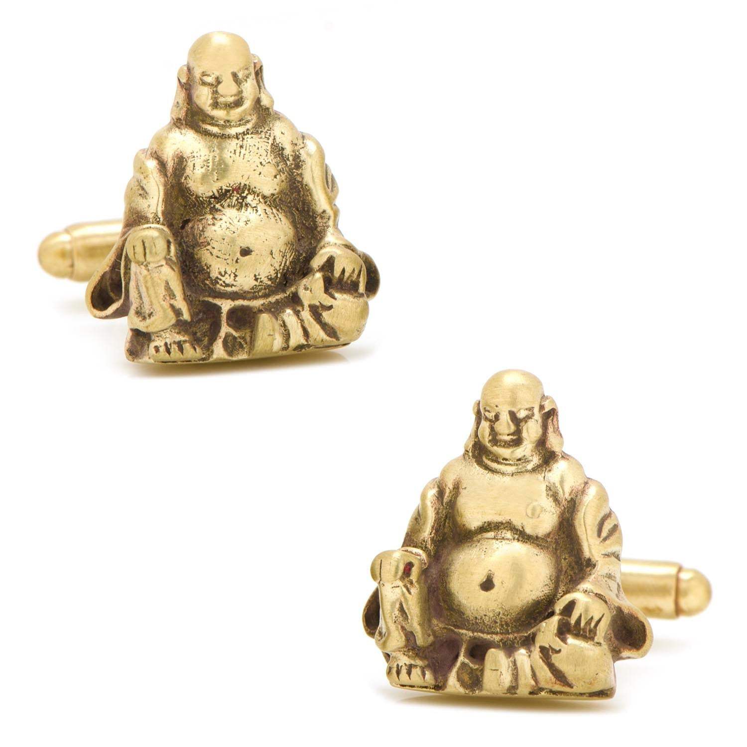 Smiling Buddha Cufflinks - Cufflinks.com - Flyclothing LLC