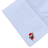 Santa Pug Cufflinks - Cufflinks.com - Flyclothing LLC