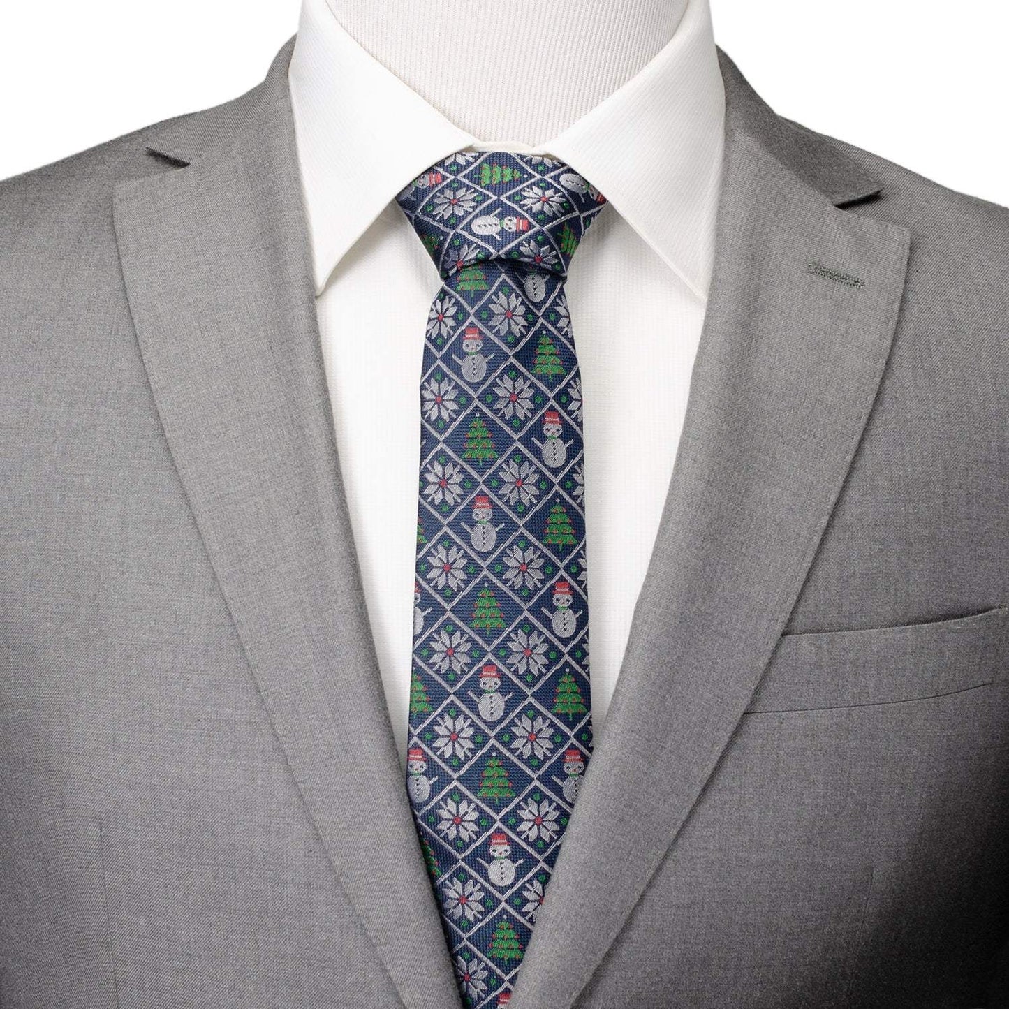 Sweater Weather Blue Men's Tie - Cufflinks.com - Flyclothing LLC