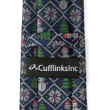 Sweater Weather Blue Men's Tie - Cufflinks.com - Flyclothing LLC