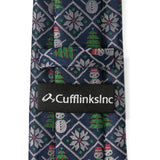 Sweater Weather Blue Men's Tie - Cufflinks.com - Flyclothing LLC