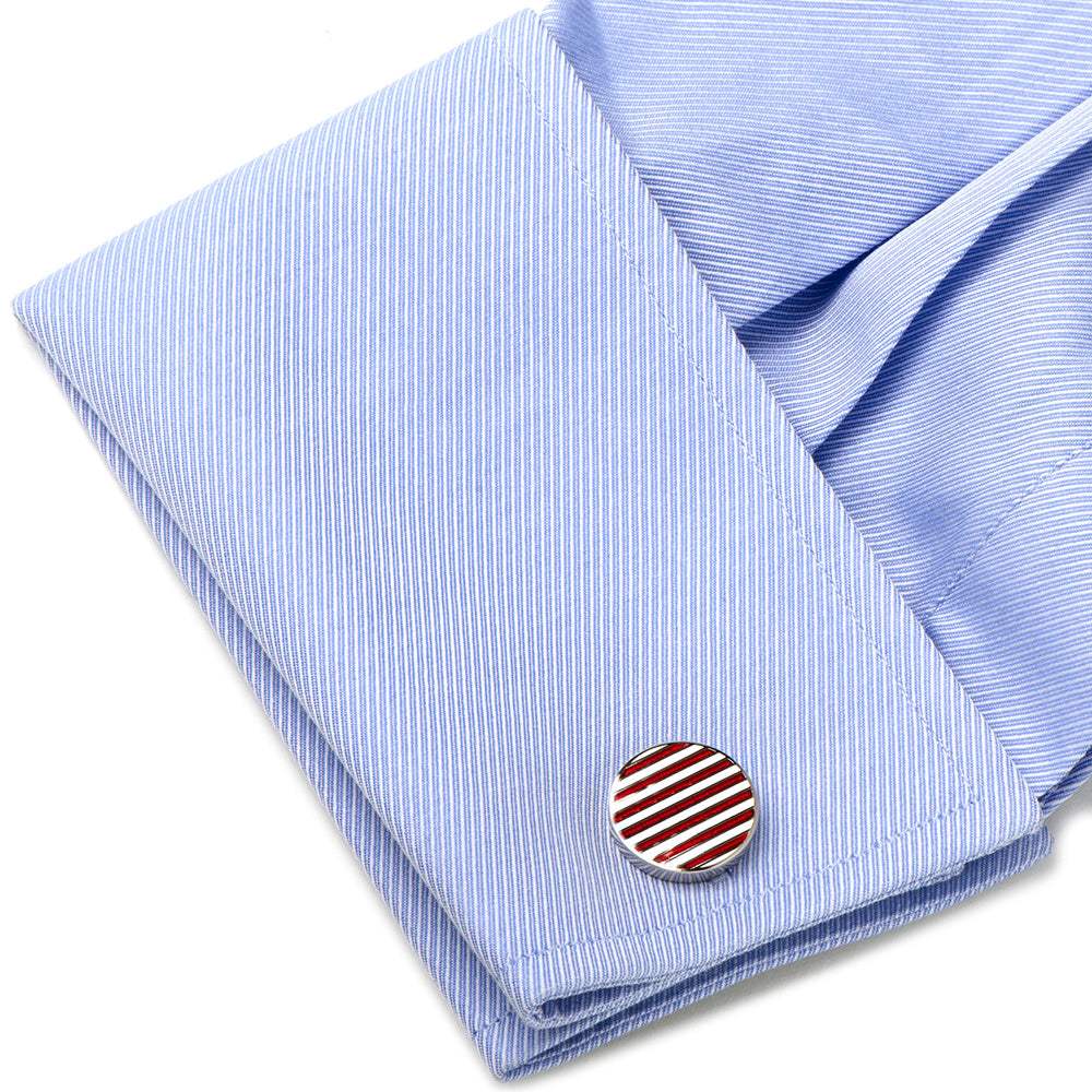 Stars and Stripes American Flag Cufflinks - Cufflinks.com - Flyclothing LLC