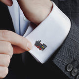 Steam Engine 3D Cufflinks - Cufflinks.com - Flyclothing LLC