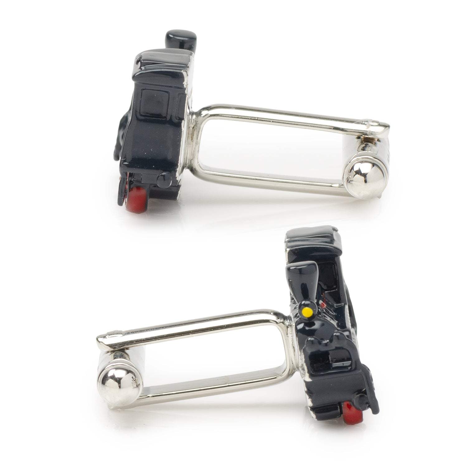 Steam Engine 3D Cufflinks - Cufflinks.com - Flyclothing LLC