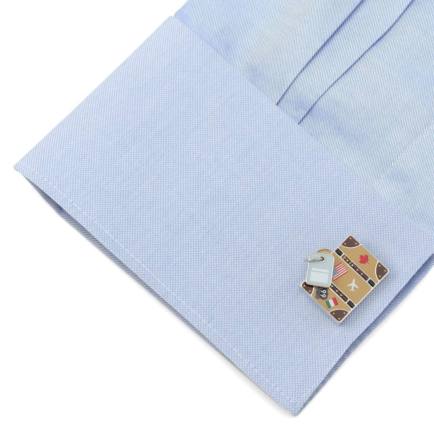 Traveler Suitcase Cufflinks - Cufflinks.com - Flyclothing LLC