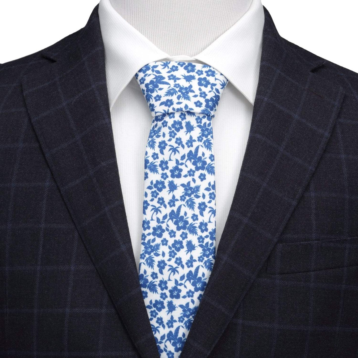 Tropical Blue Men's Tie - Cufflinks.com - Flyclothing LLC