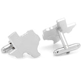 Silver Texas Cufflinks and Lapel Pin Gift Set - Cufflinks.com - Flyclothing LLC