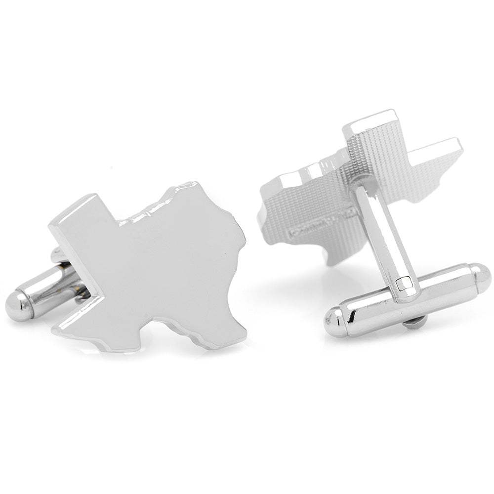 Silver Texas Cufflinks - Cufflinks.com - Flyclothing LLC
