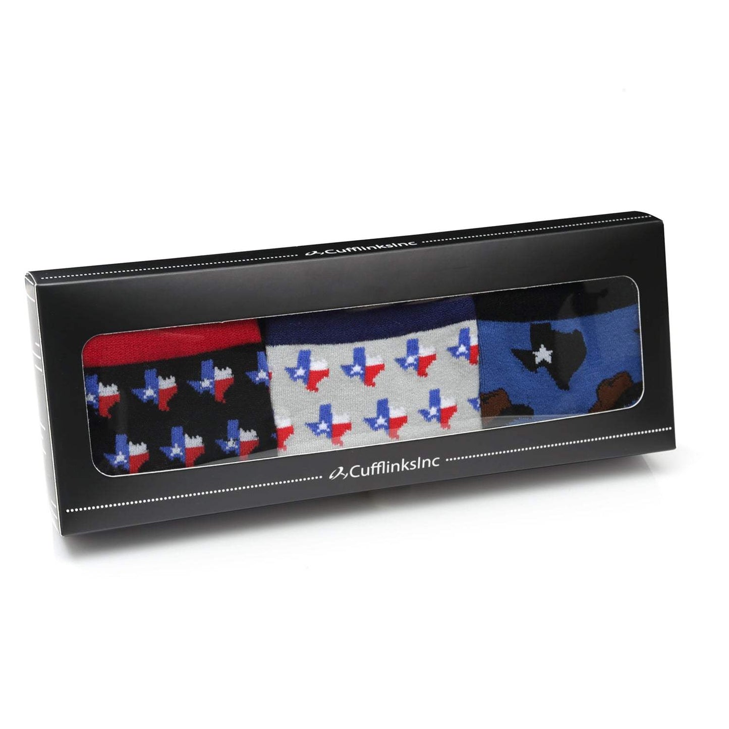 Texas Strong 3 Pack Socks Gift Set - Cufflinks.com - Flyclothing LLC