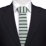 Texas Cactus Stripe Sage Men's Tie - Cufflinks.com - Flyclothing LLC